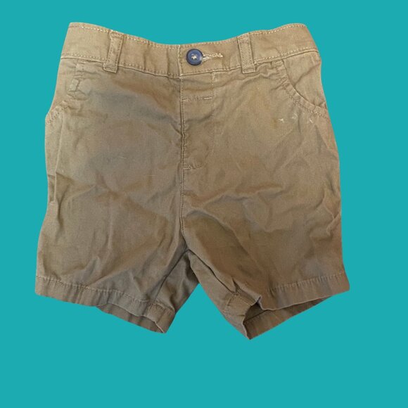 George Toddler Boy Shorts | Khaki Brown Cotton Shorts 18–24M | Casual Everyday - Picture 2 of 5